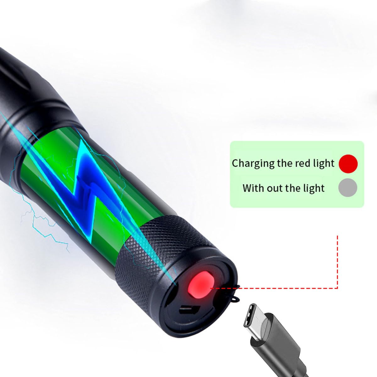 LED Rechargeable Amber Flashlight ,Photography Fill Light,1800K Warm Light for Eye Care, Sleep Aid,3 in 1 White Light and Yellow Light and Amber lamp.