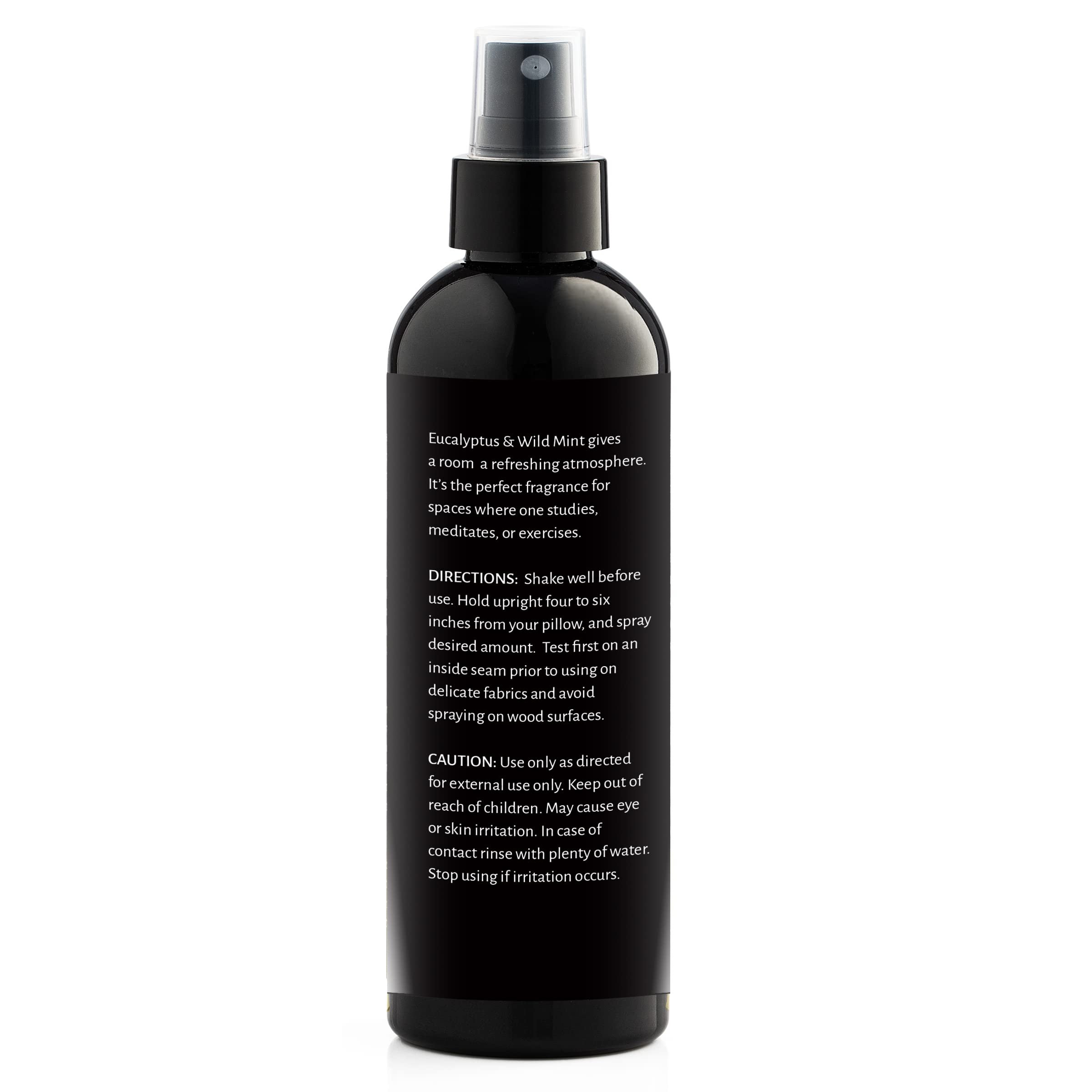 Aromasong Eucalyptus & Wild Mint Pillow Spray - All Natural Calming Linen & Bedtime Mist for Deep Sleep - Aromatherapy Essential Oils for Sleeping