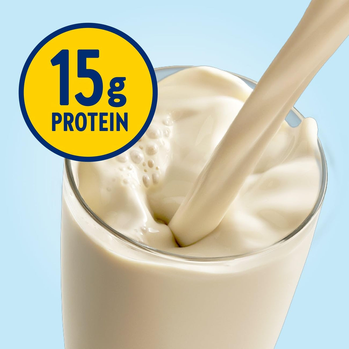 Glucerna Hunger Smart Shake, Diabetic Drink to Support Blood Sugar Management, 15g Protein, 180 Calories, Classic Vanilla, 10-fl-oz Bottle, 24 Count