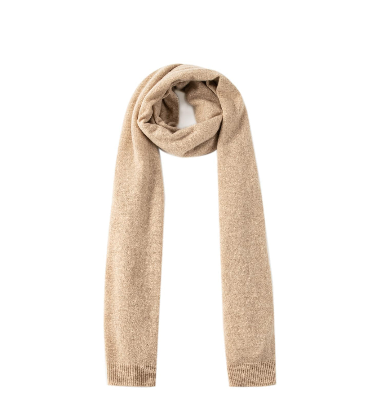Villand Women's 100% Pure Cashmere Knitted Shawl Wrap - Extra Large Lightweight Pashmina Stole with Gift Box (Camel)