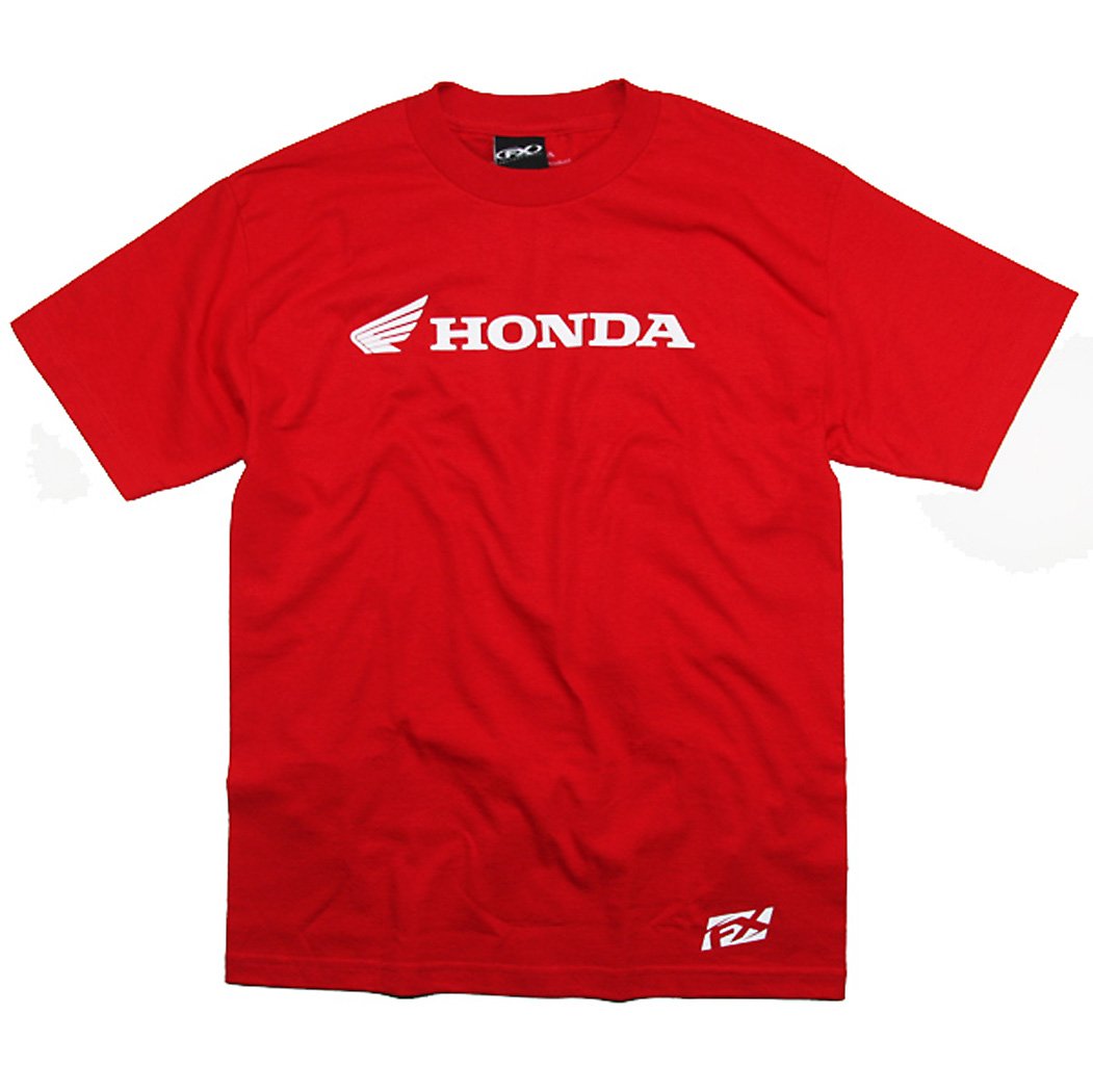 Factory Effex 15-88330 Honda' Horizontal T-Shirt (Red, Medium)