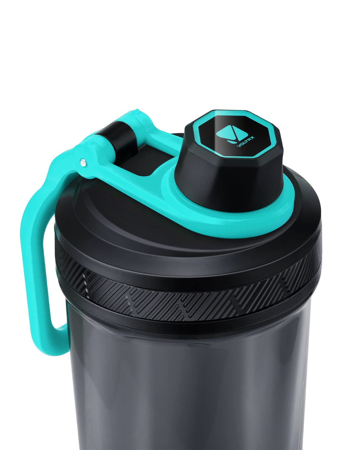 VOLTRX Shaker Bottle, Gallium USB C Rechargeable Electric Protein Mixer, Shaker Cups for Protein and Meal Replacement Shakes, BPA Free, Made with Tritan, 24oz