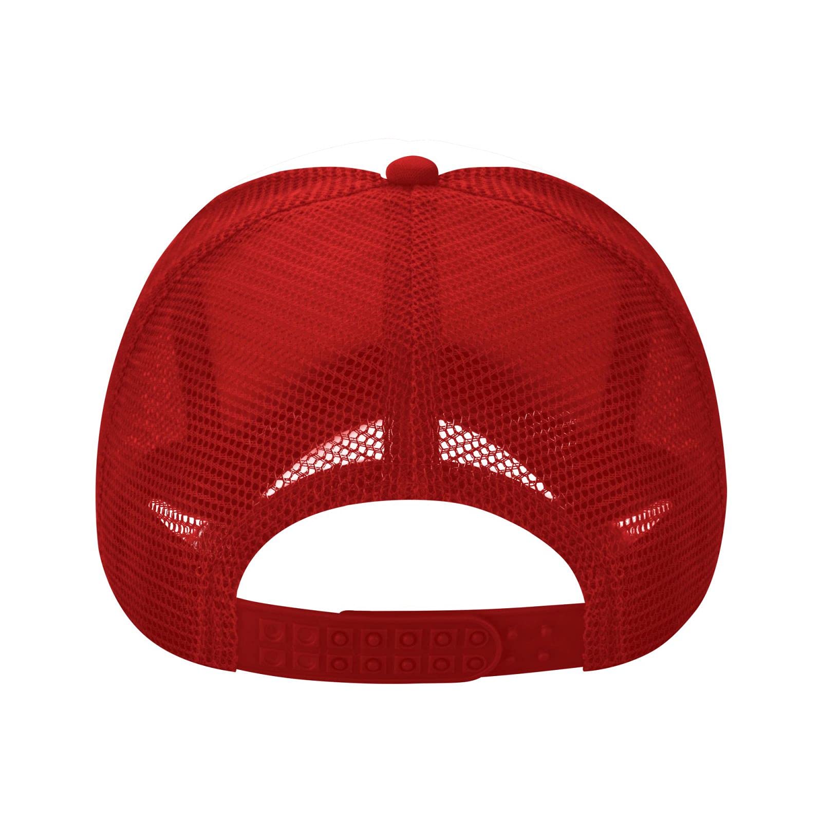 Make Cuba Great Again Mesh Trucker Hat Adjustable Baseball Caps for Men Women Classic Dad Hats,Red