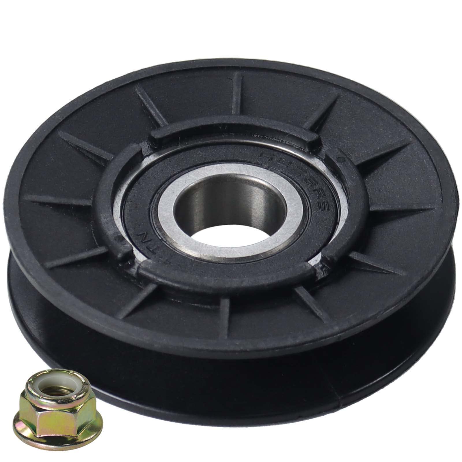BOSFLAG GX20286 Idler Pulley Replace John Deere GX20286, AM103019, AM32672, Troy-Bilt 1760097 for L100, L105, L107, L108, L110, L111, L118, L120, L130, L1742, L2048 Lawn Tractors
