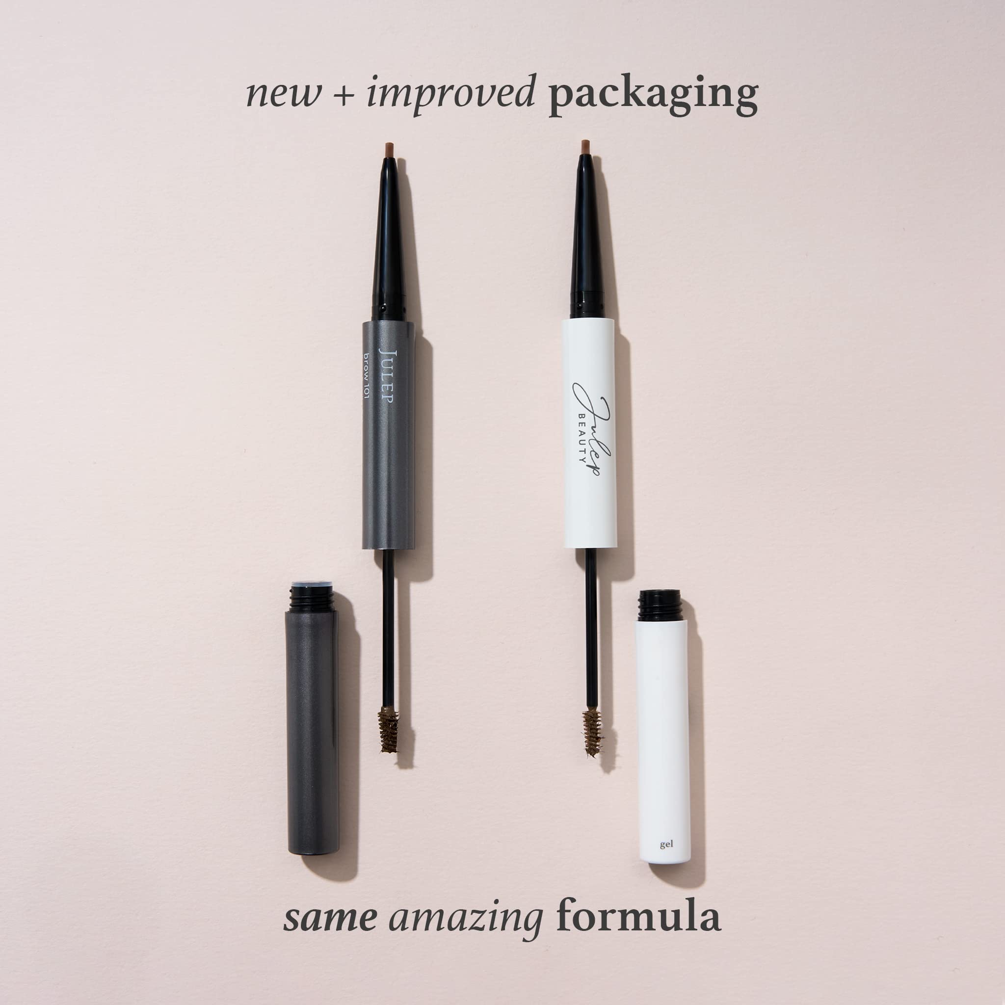 Julep Brow 101 Sculpting Pencil & Tinted Brow Gel Set - Dual-Ended Eyebrow Tool with Brush and Precision Tip - Long-Lasting, Waterproof Formula for Perfectly Defined and Tinted Brows -Blonde