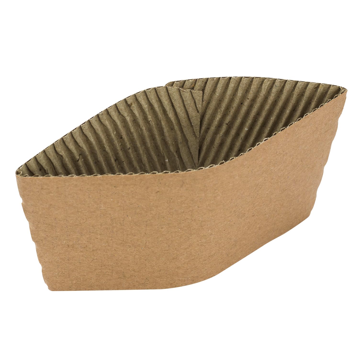 Karat C5300 (Kraft) Traditional Cup Sleeves for 10 oz. - 24 oz. Cups, Kraft (Pack of 1000)