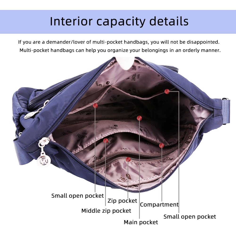 MINTEGRA Women Shoulder Handbag Roomy Multiple Pockets Bag Ladies Crossbody Purse Fashion Tote Top Handle Satchel
