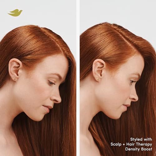 Dove Density Boost Serum with Vitamin B3, Zinc and 0% Sulfates - Hair Fullness Restorer for Visibly Boosting Hair Density, 2 oz