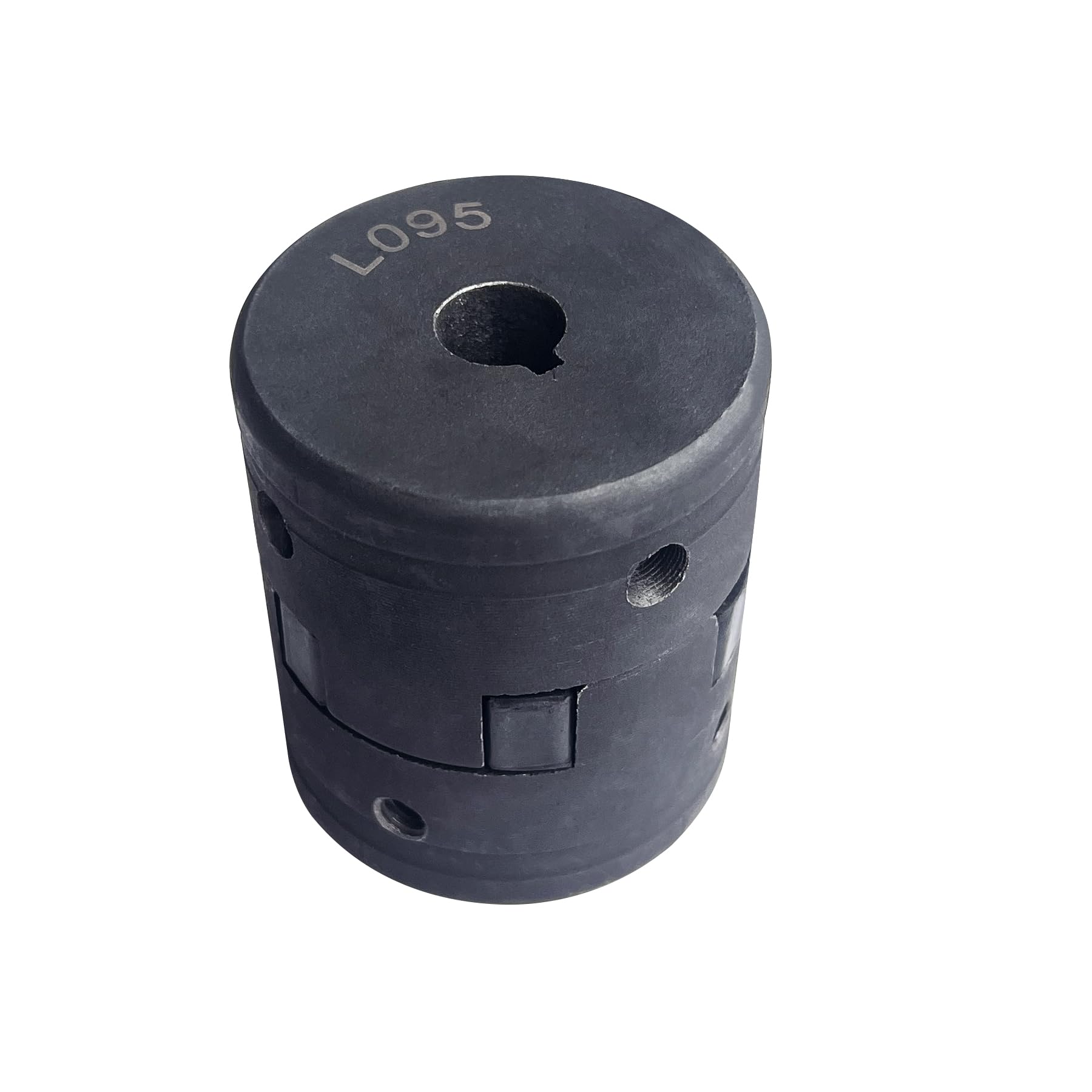 1/2" to 1" Log Wood Splitter L095 3-Piece L-Jaw Coupling Set & Buna-N NBR Rubber Spider, Flexible Jaw Couplings, L Flexible Coupling