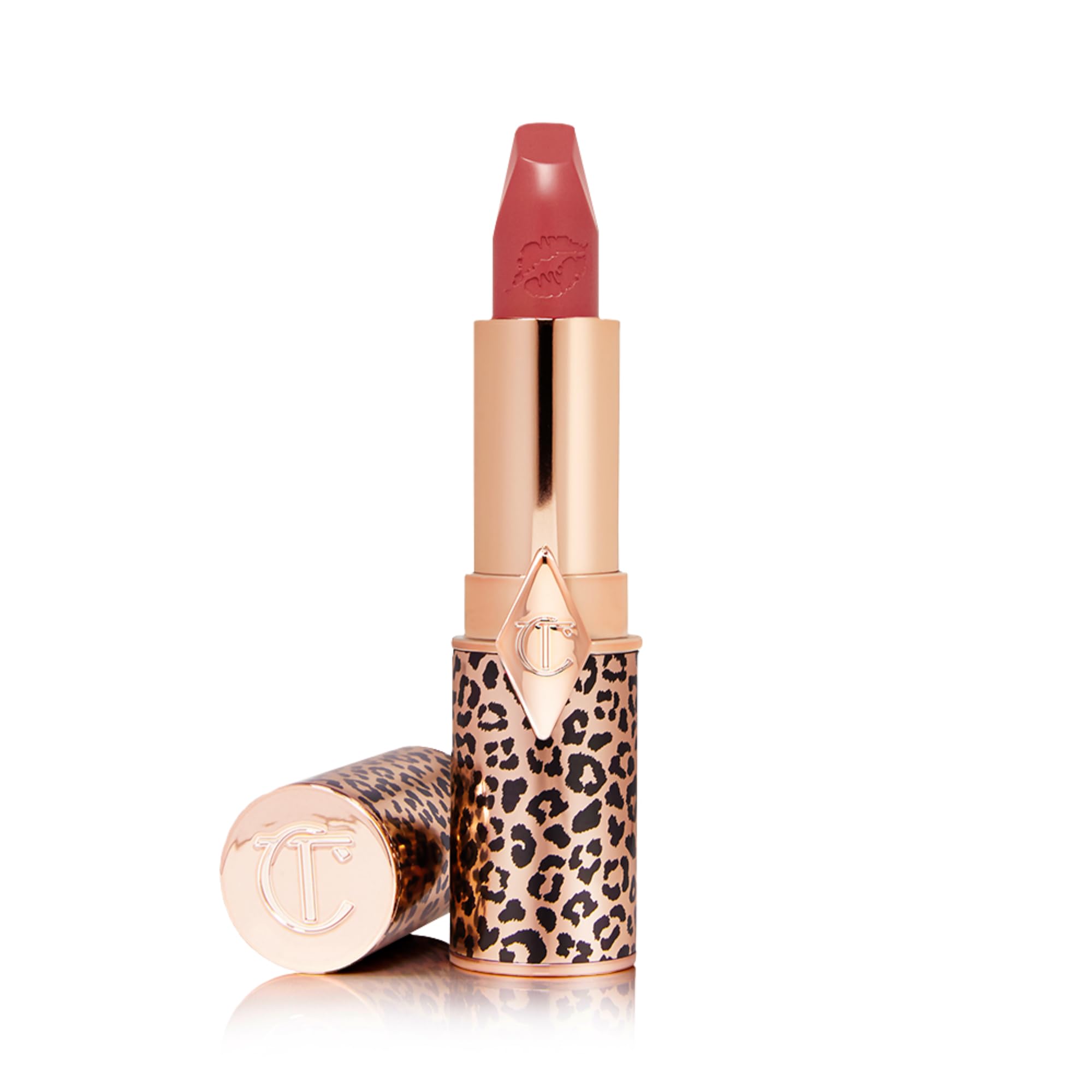 Charlotte Tilbury Hot Lips 2.0 Lipstick - Hydrating, Long Lasting Lipstick with Orchid & Antioxidant Extracts - Buildable Satin Finish for Fuller-Looking Lips - Glowing Jen
