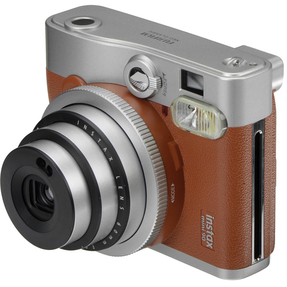 Fujifilm Instax Mini 90 Instant Film Camera (Brown)