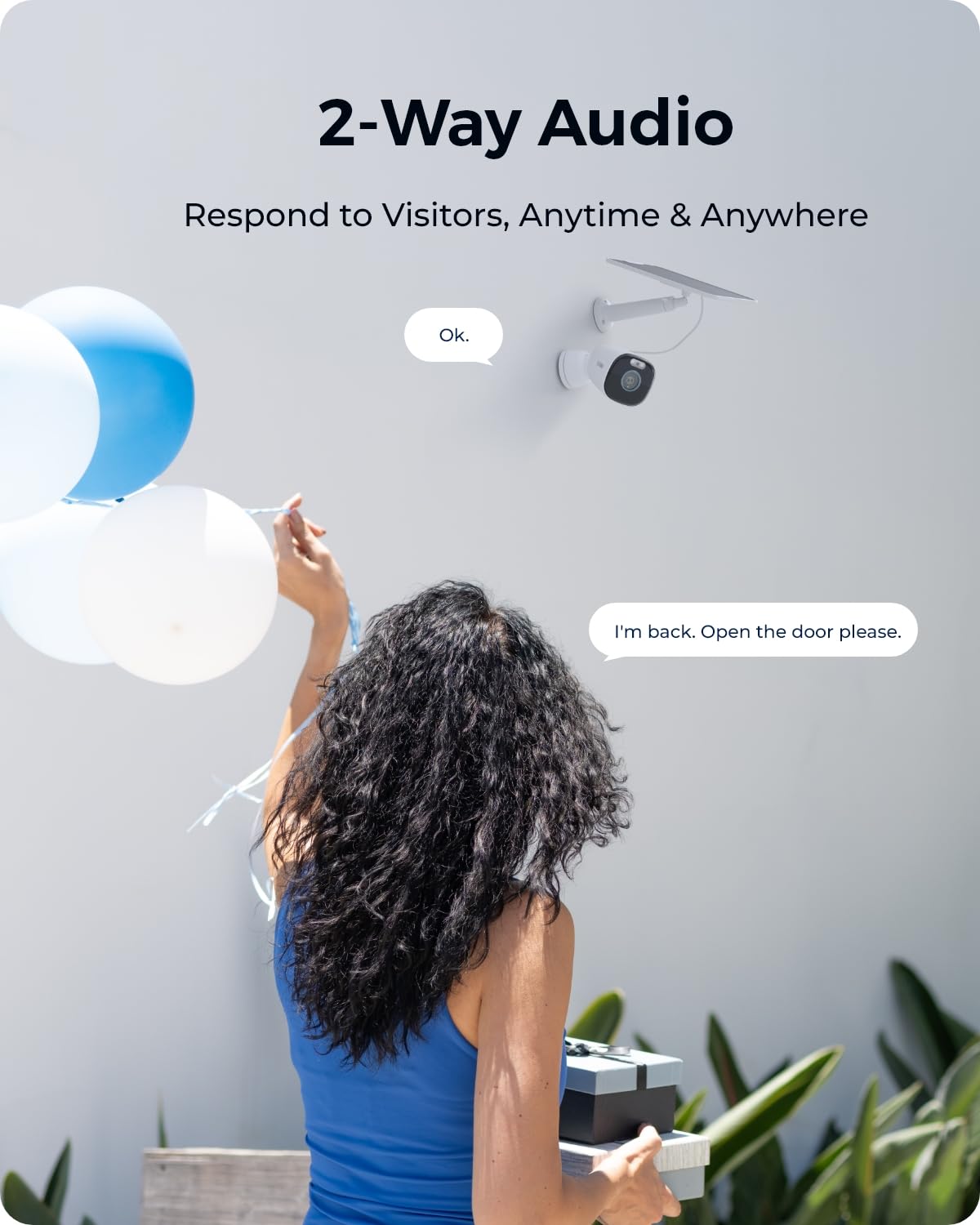 REOLINK 4K Security Cameras Wireless Outdoor System, Encrypted 1 Year Local Storage, Color Night Vision, 2.4/5GHz Wi-Fi, AI Detection, No Monthly Fee, Home Hub with 4X Eco Ultra+Solar Panel