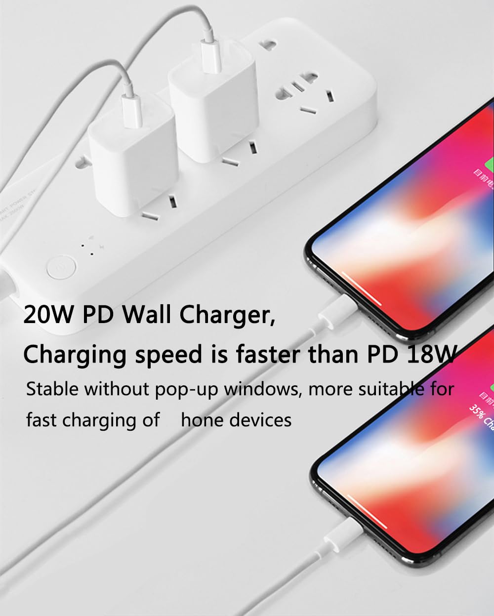 for hone14 13 12 11 Fast Charger Certified 20W PD USB C Wall Charger Block with Extra Long 6TF Type C to ightning Cable Compatible for Phone 14 14 Pro Max 13 13Pro Max12 11Pro