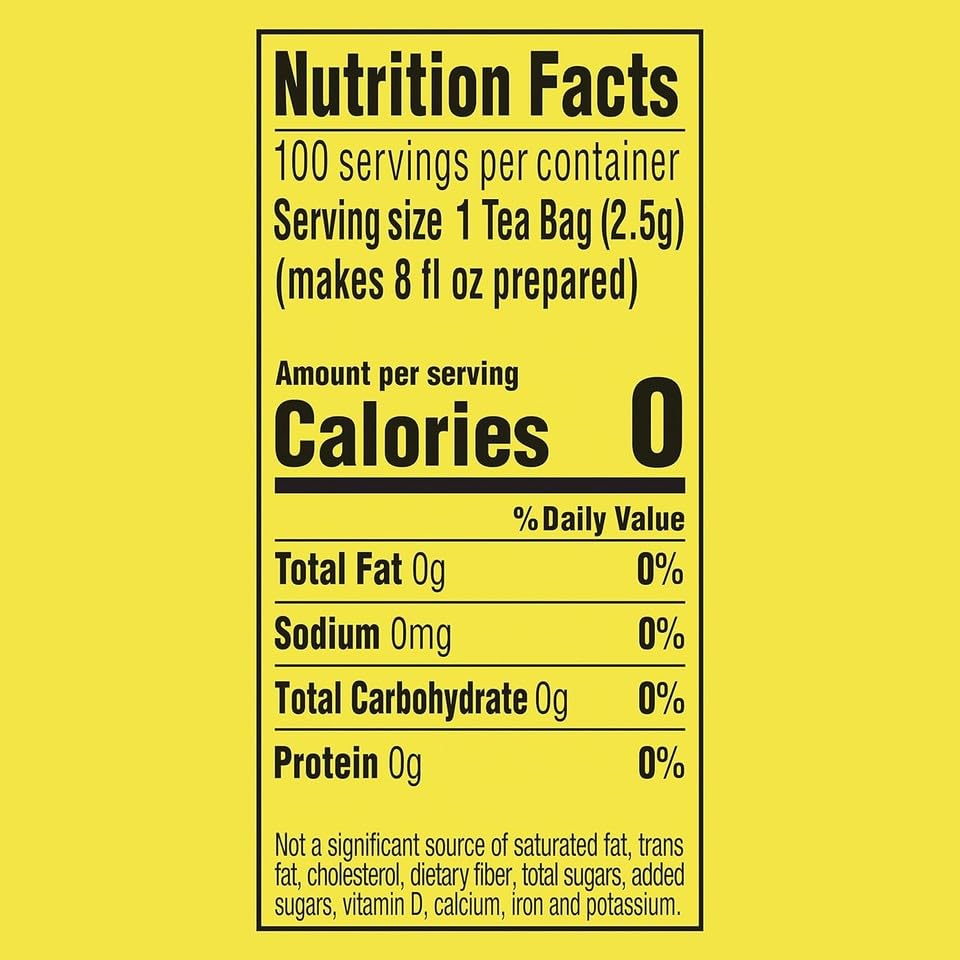 Lipton 291 Tea Bags, Regular, 100/Box