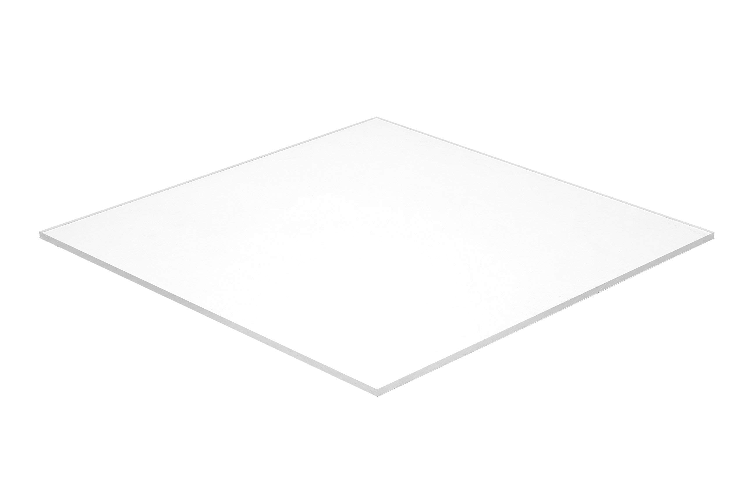 Falken Design Acrylic Plexiglass Sheet, Black, 12" x 24" x 1/4"