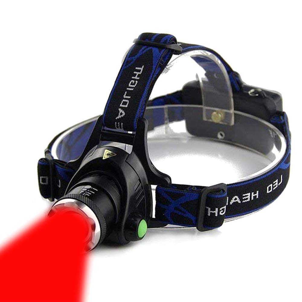 Red Light Flashlight and Red Light Headlamp Bundle