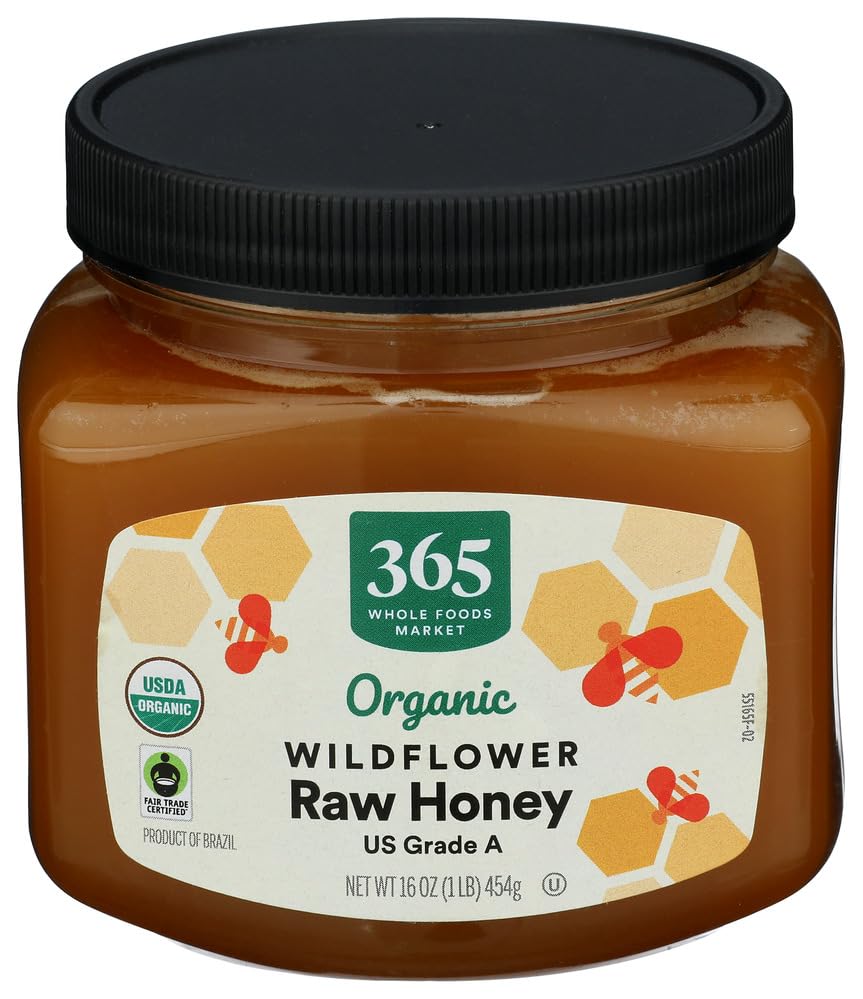 365 by Whole Foods Market Organic Raw Wildflower Honey, 16 OZ