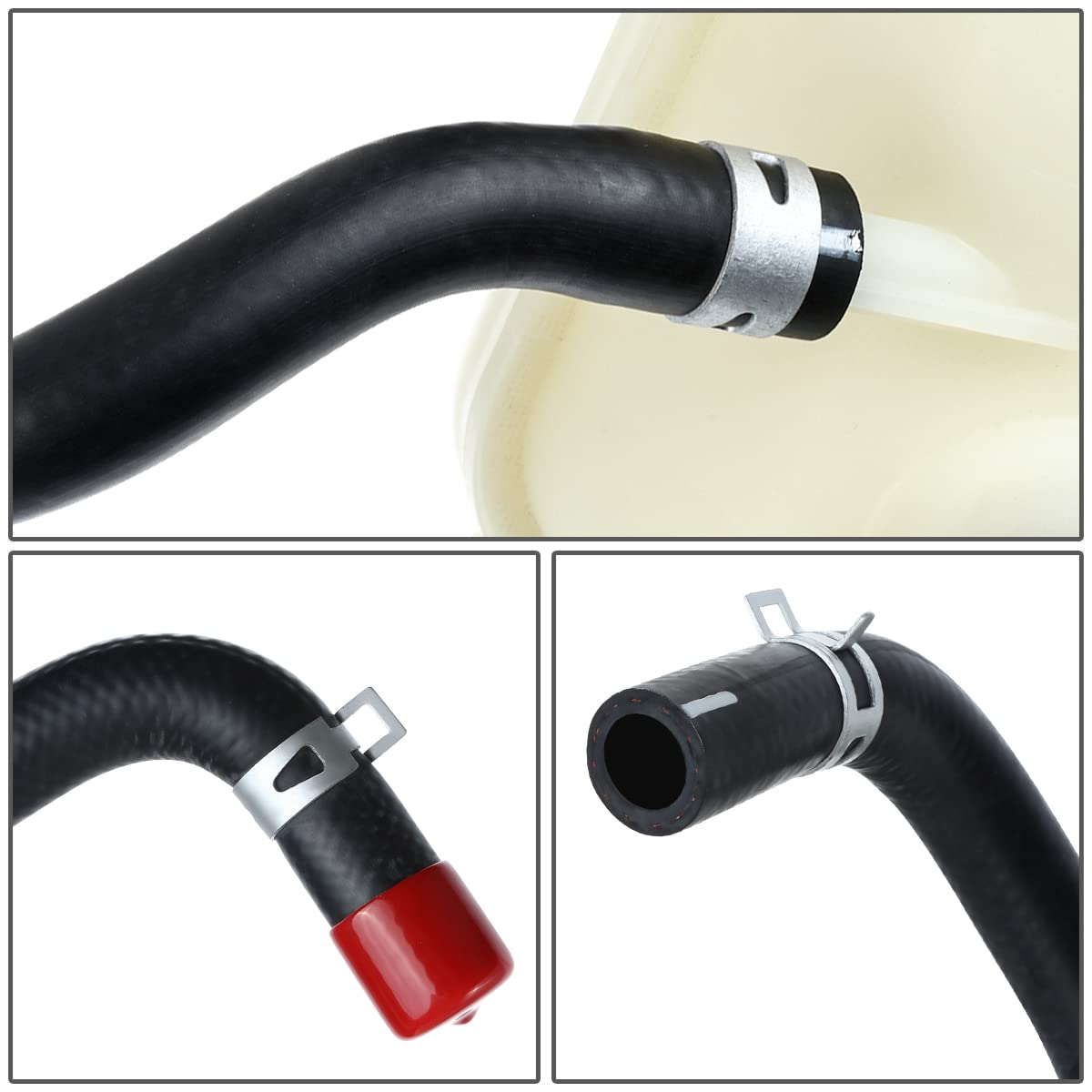 DNA MOTORING OEM-RT-HY3014121 OE Style Coolant Overflow Reservoir Tank w/Cap and Hose Compatible with 17-20 Hyundai Elantra
