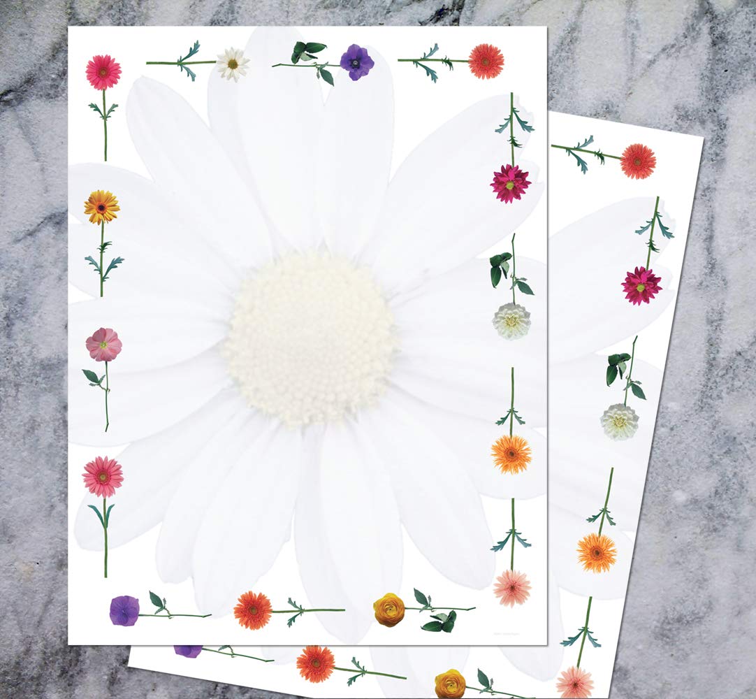Great Papers! Daisies Letterhead, 80 Count, 8.5"x11" (2013178)