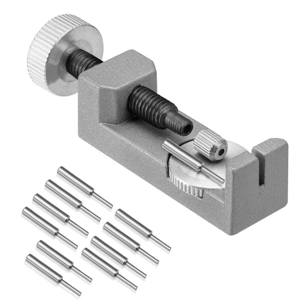selizo Watch Link Remover kit Watch Band Tool with 10 Extra Pins for Watch Band Link Pin Removal and Watch Sizing