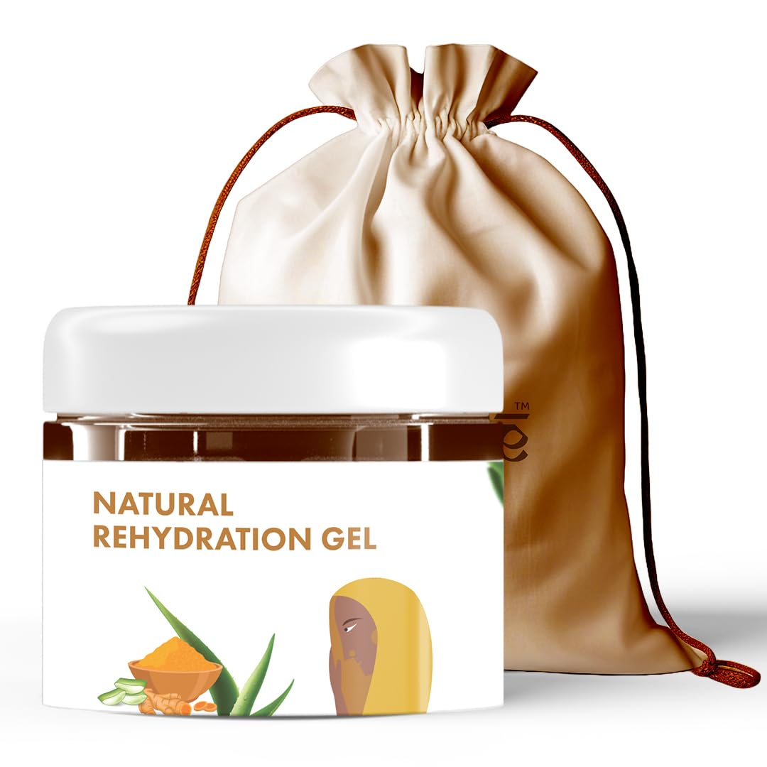 marabe Nature Turmeric & Aloe Vera Gel | Natural Skin Care for Hydration & Soothing Relief | Gel Facial Moisturizer | No Fragrance | Hand & Face Moisturizer | Lightweight (100ml)