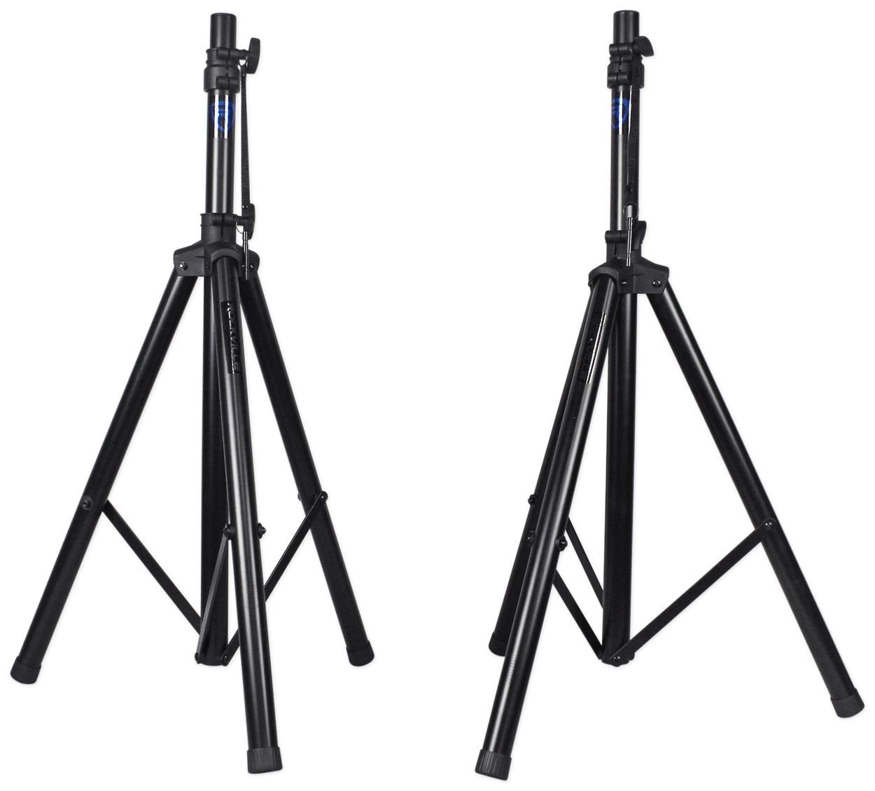 Rockville Pair RVES1 Adjustable Tripod DJ PA Speaker Stands +Carry Bag/Universal