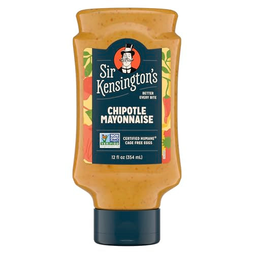 Sir Kensington's Mayonnaise 2 Count Chipotle Mayo Gluten Free Non- GMO Project Verified Shelf-Stable 12 oz
