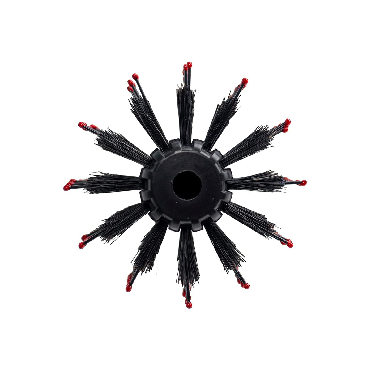 Cricket Static Free RPM 12 Row Deluxe Boar Bristle Round Hair Brush for Blow Drying, Curling and Styling Roller Hairbrush for Medium Length Hair, Facial Hair Grooming and All Hair Types