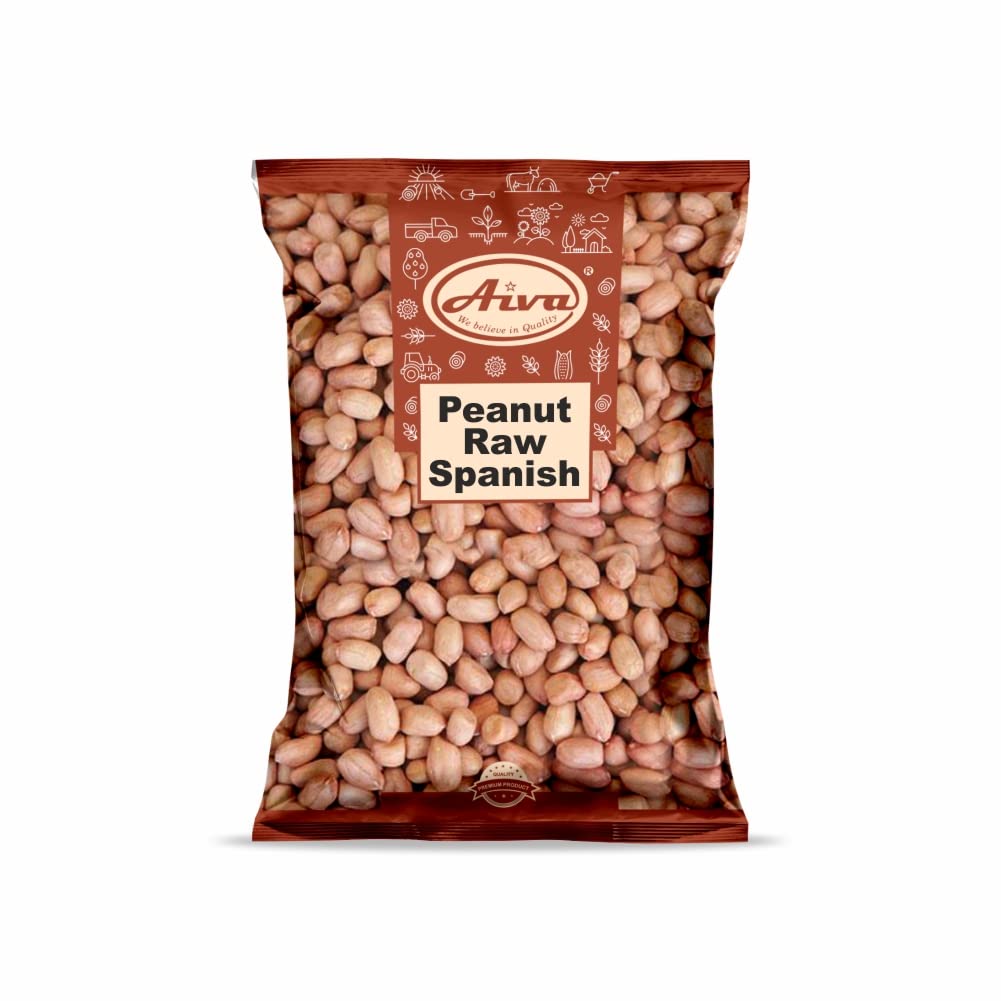 Raw Spanish Peanuts (10 Pound Case) Package May Vary