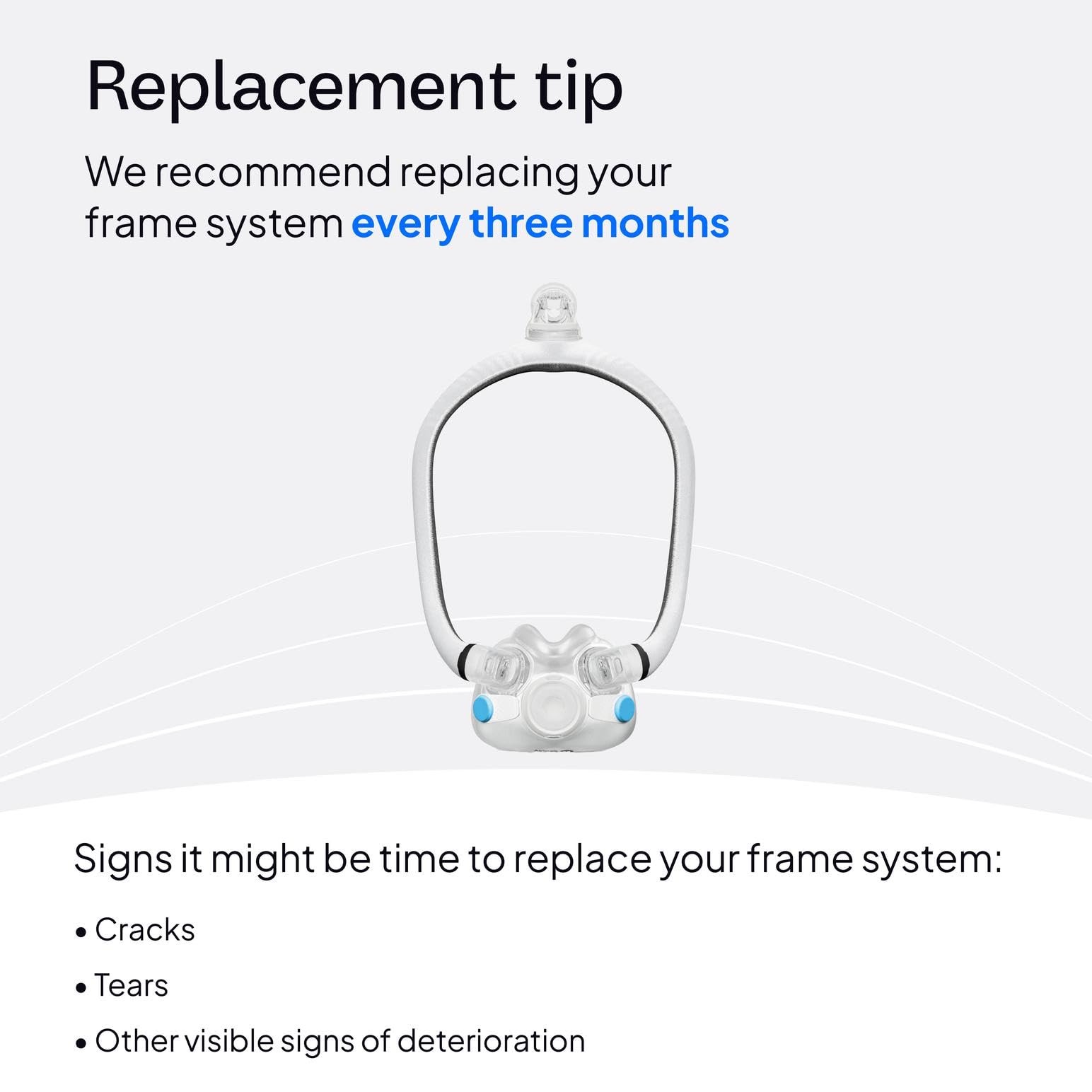 Resmed AirTouch F30i Comfort Frame System Without Headgear - Medium Cushion/Standard Frame