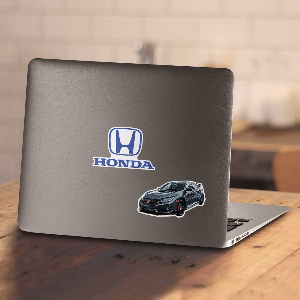 Honda Vintage Distressed Civic T Shirt & Stickers (X-Large)