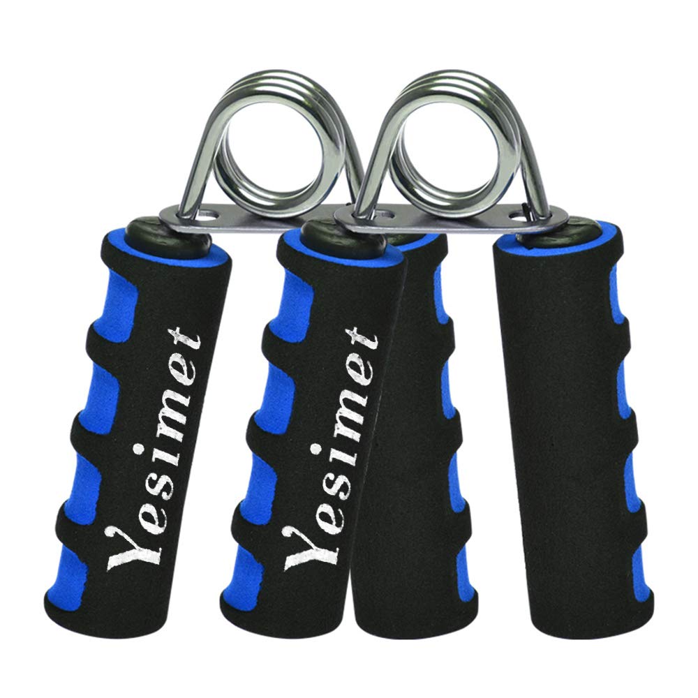 E-smartinlife Hand Grip Strengthener Set, Finger Gripper - Soft Foam Hand Exerciser for Quickly Increasing Wrist Forearm and Finger Strength, 2 Pack