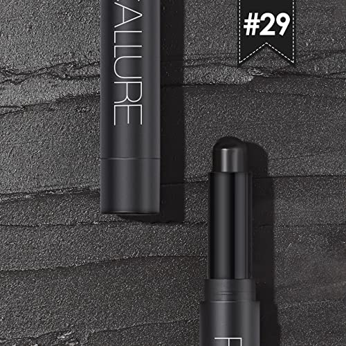 FOCALLURE Shimmer and Matte Cream Eyeshadow Stick,Smooth Brilliant Eye Brightener Pencil,High Pigment Eye Highlighter Pen for Women,Long Lasting Waterproof Eye Shadow and Liners Makeup (ASH)