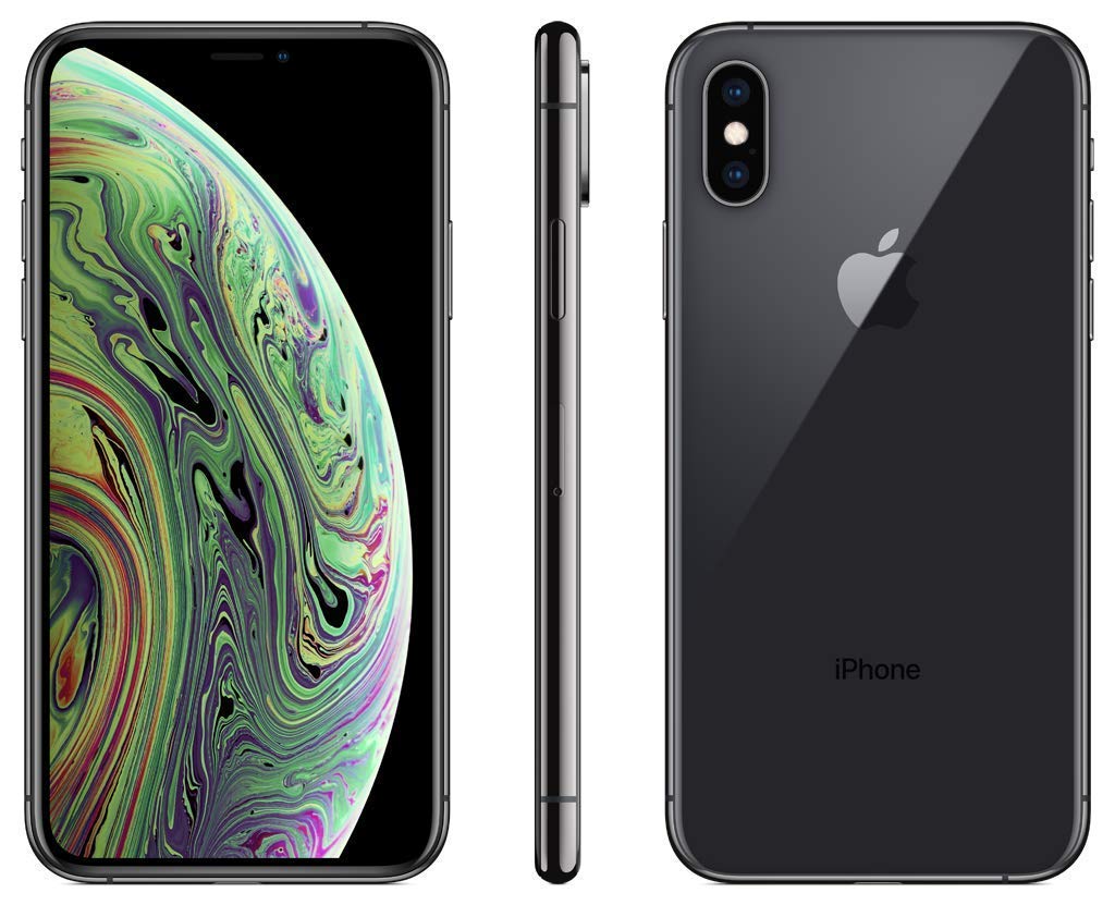Apple iPhone XS, US Version, 64GB, Space Gray - GSM Carriers (Renewed)
