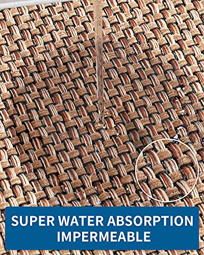 Kitchen-Runner Rugs 1.6' x 8' Non Skid Washable Hallway Runner-Rugs, Kitchen Runner Rugs and mats for Kitchen, Front of Sink, Kitchen Mats for Floor (Beige, 1.6'x8')
