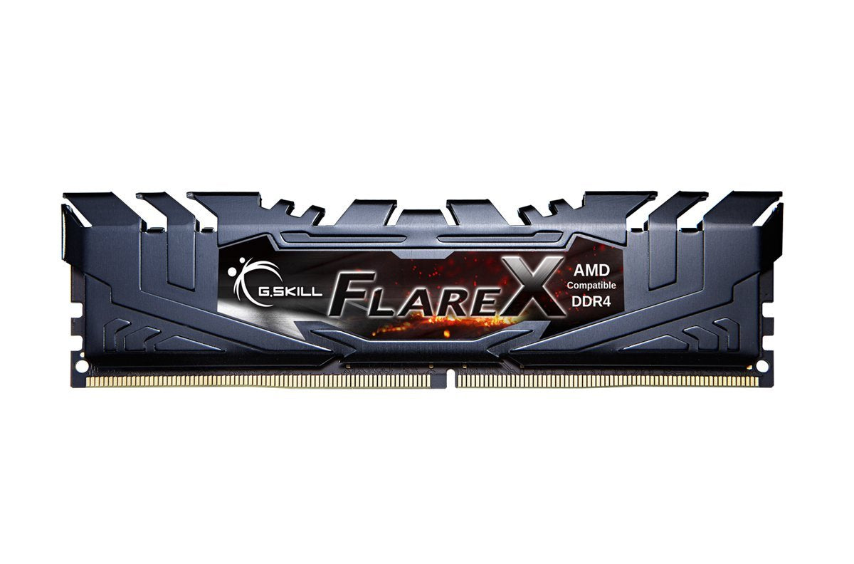 G.SKILL Flare X Series (Intel XMP) DDR4 RAM 16GB (2x8GB) 3200MT/s CL14-14-14-34 1.35V Desktop Computer Memory UDIMM - Black (F4-3200C14D-16GFX)