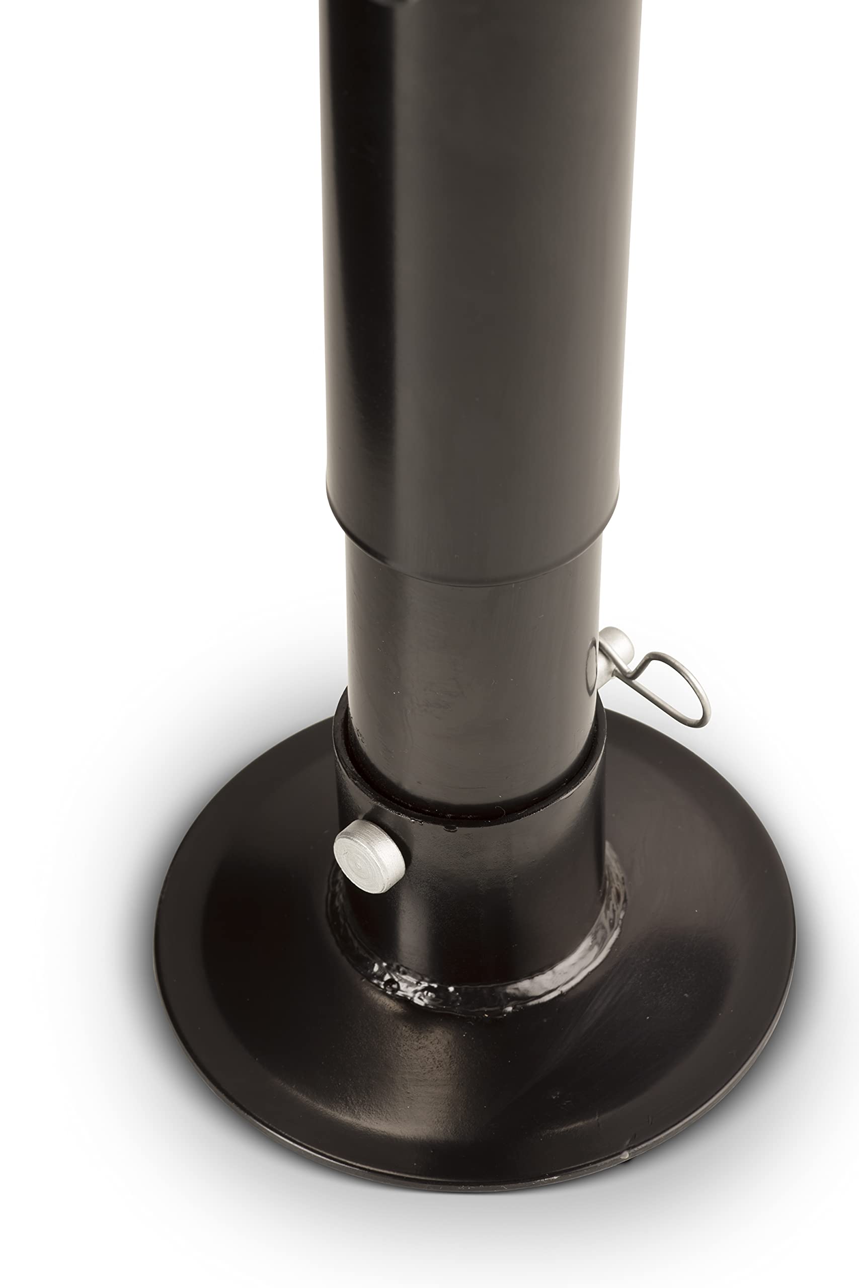 Lippert Quick Drop Tongue Jack for A-Frame Travel, Cargo, and Utility Trailers or 5th Wheel RVs, Black