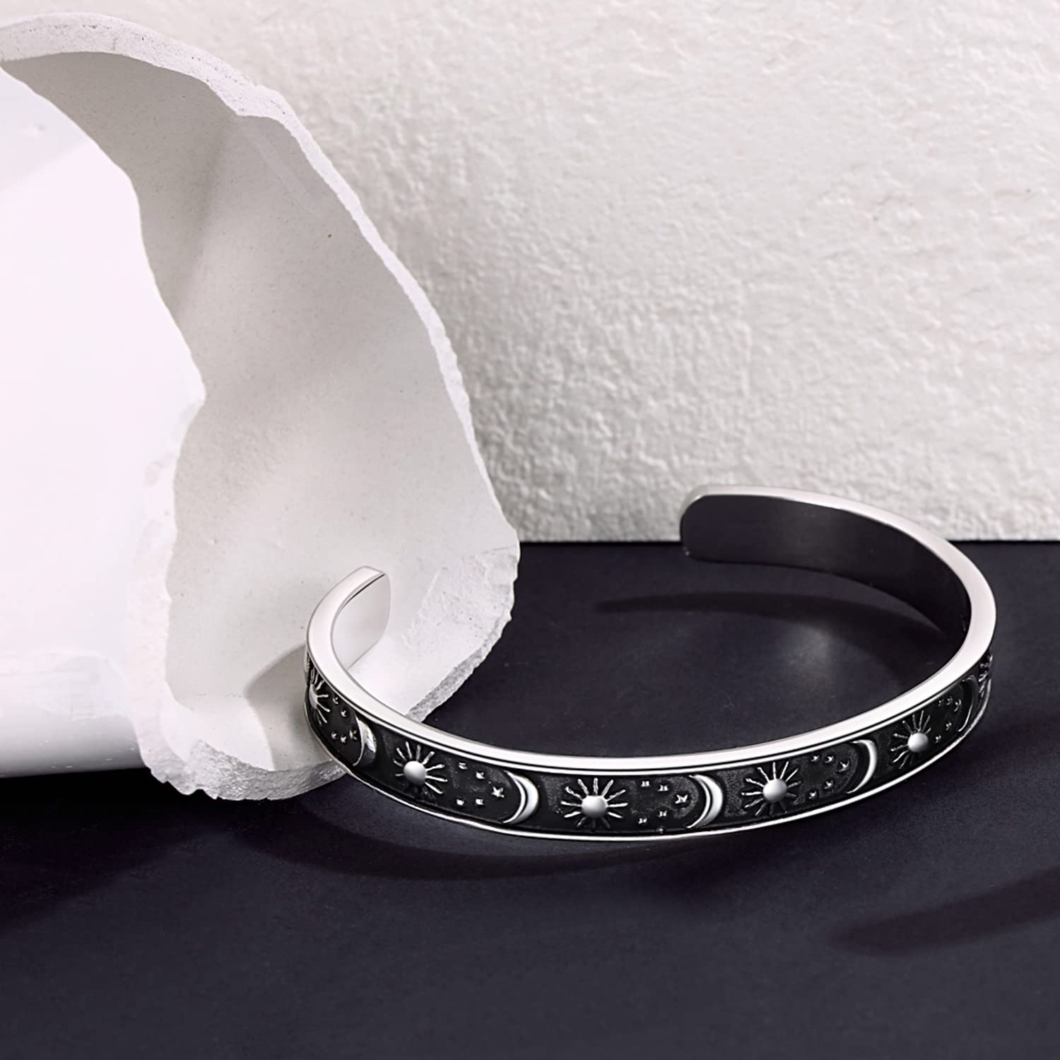 TONY & SANDY Friendship Bracelets Friend Gifts for Women Long Distance Friendship Gifts Women Friends Christmas Birthday Gifts for Best Friend Woman Female Bestie BFF Valentines Sun Moon