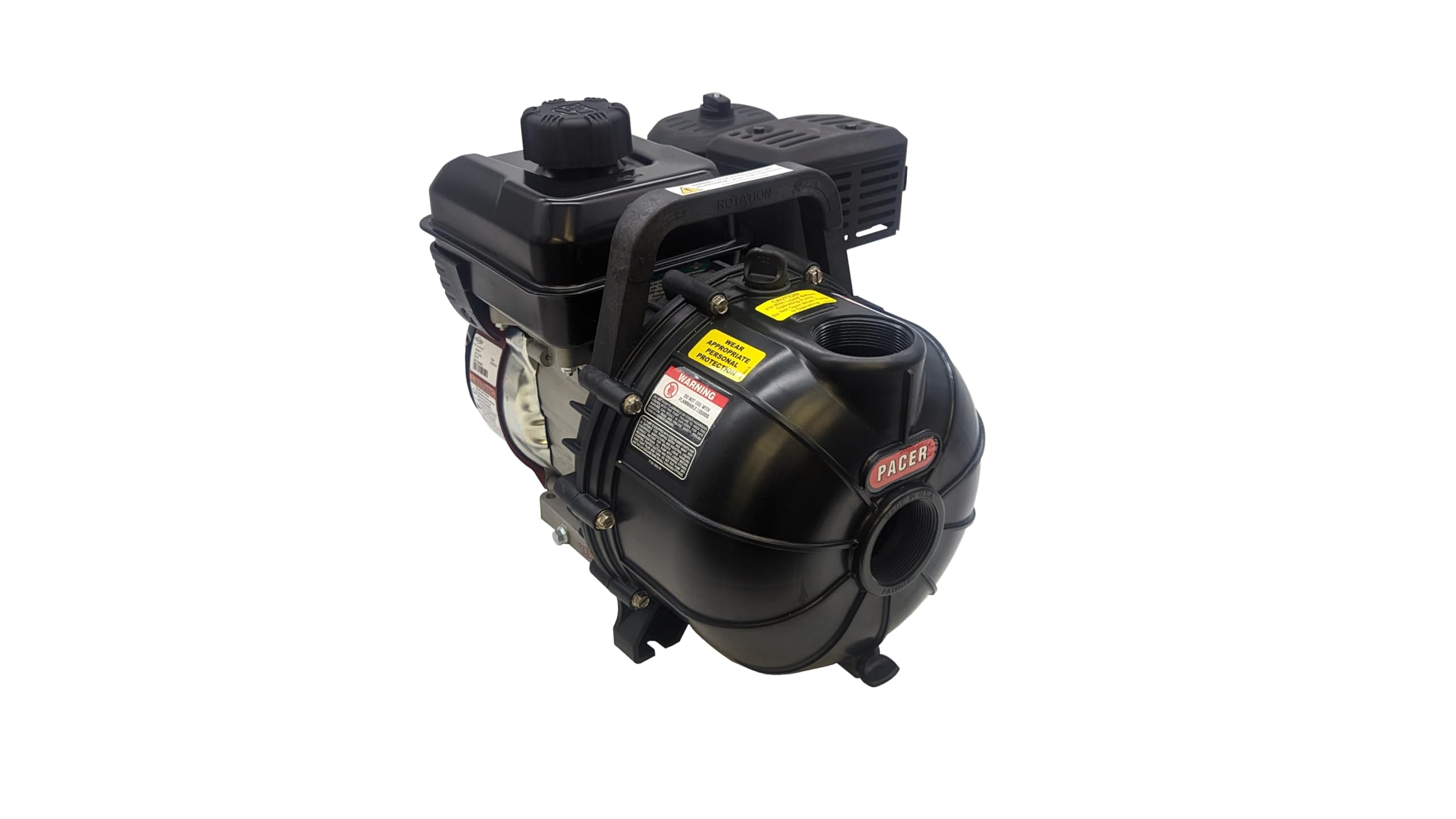 Pacer Pumps SE2PL E550, Self-Priming Multi-Purpose Water Transfer Pump with 2 Inch Inlet and Outlet, 127 CC Engine, 150 GPM