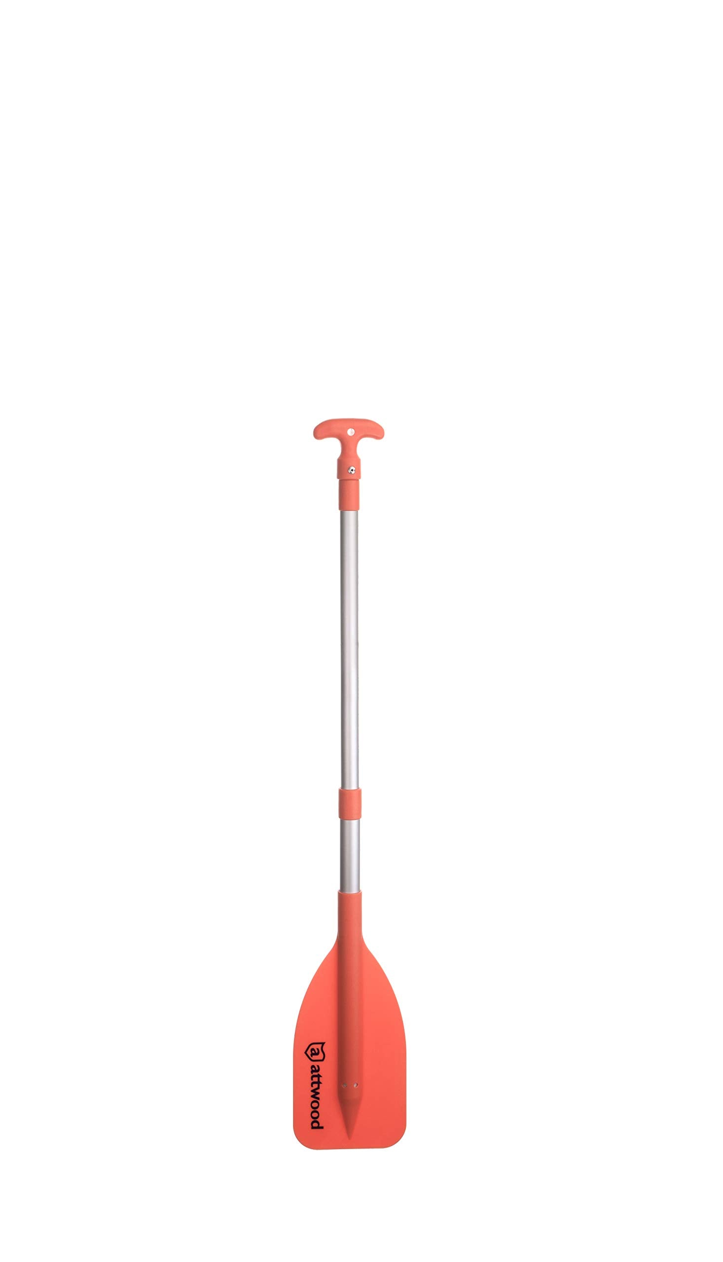 Attwood Emergency Telescoping Paddle for Boating, Collapsible, 24-inch to 54-inch, Orange