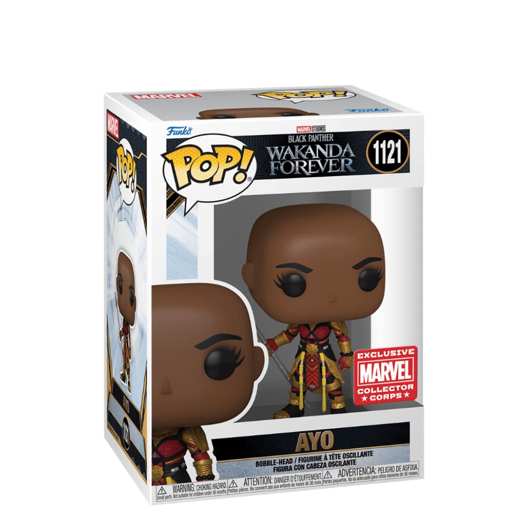 Pop! Funko Wakanda Forever Marvel Collector Corps Exclusive AYO #1121 w/ Free Arcylic Case