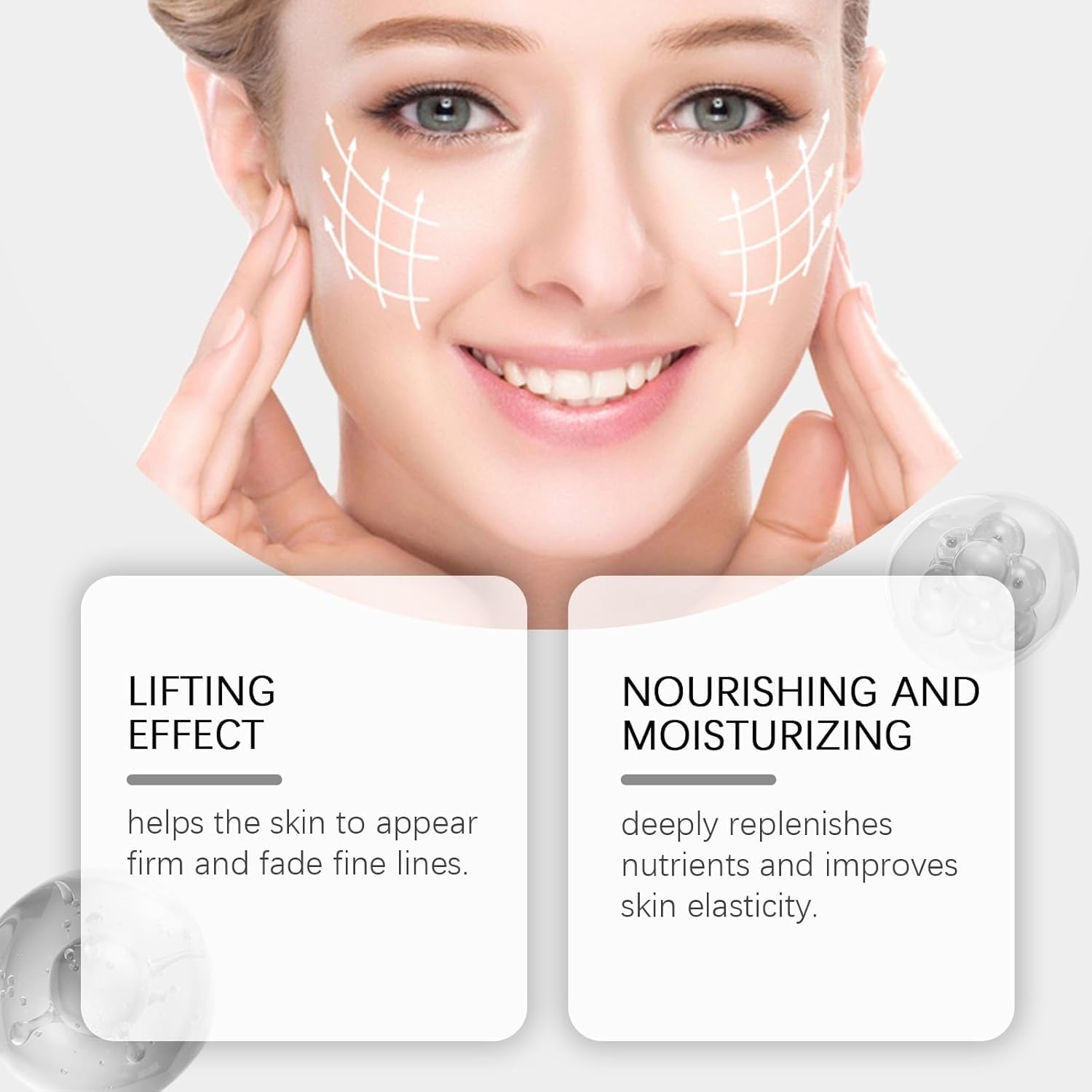Bee Venom Firming Serum Stick, Firming anti-Wrinkle Cream, Lifts and Tightens the Skin, Effectively Solving Wrinkles and Fine Lines, Natural Bee Venom Serum for All Skin Types (2PCS)