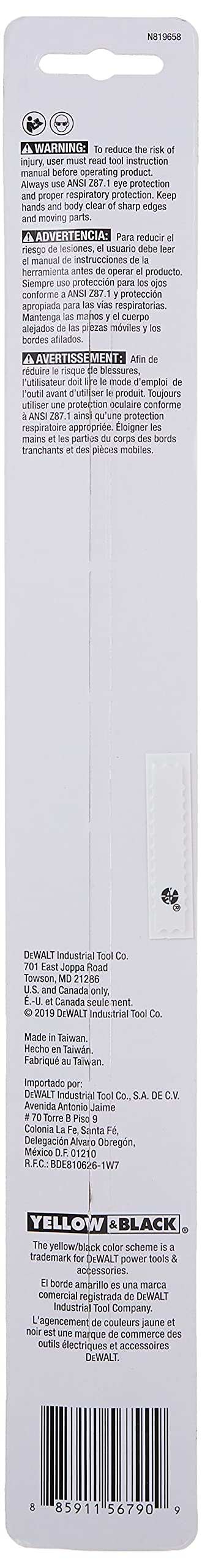 DEWALT Drill Bit Holder Extension, Impact Ready, 12-Inch (DWA12HLDFT)