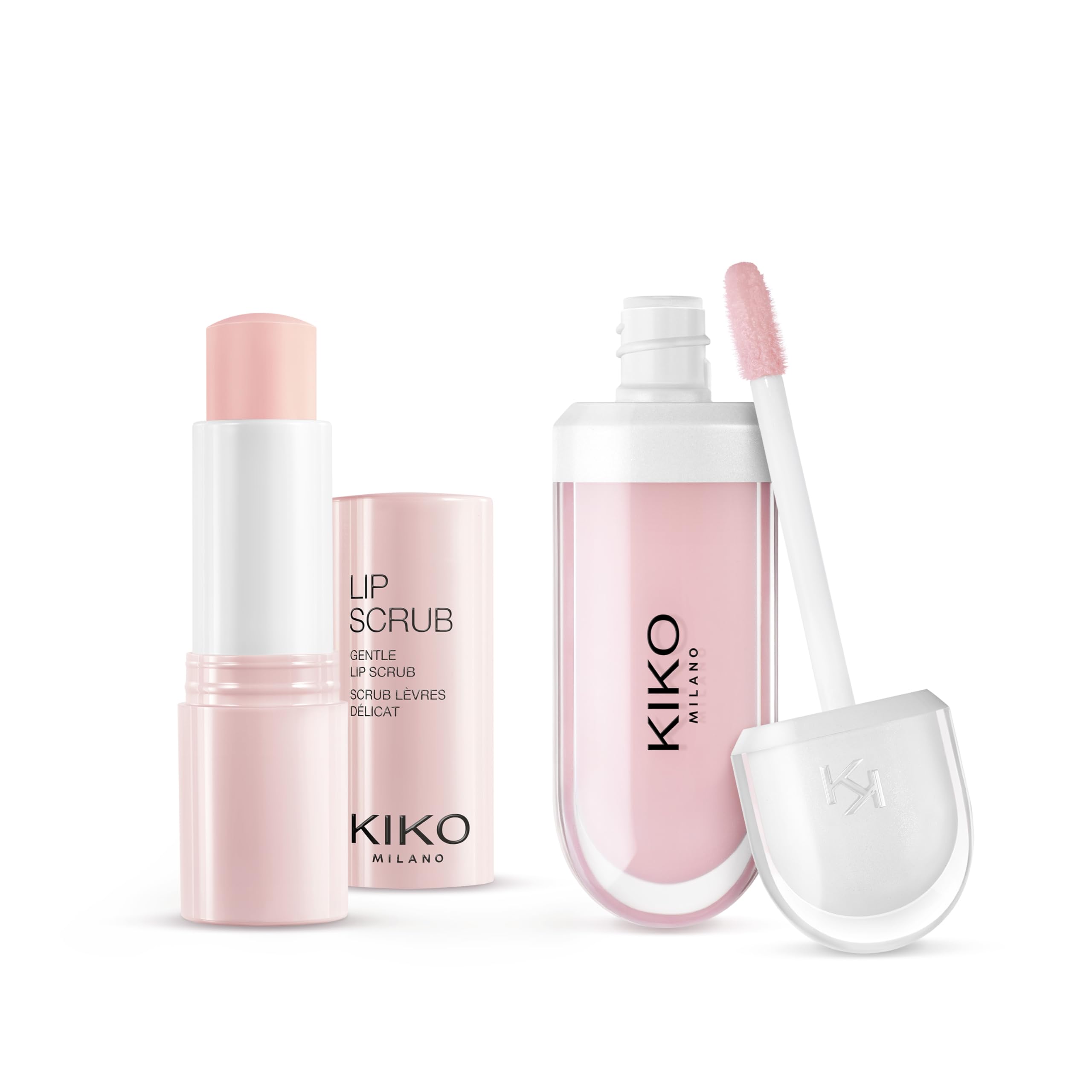 KIKO Milano Perfect Lips Caring Set | 1 Lip Scrub And 1 Lip Cream