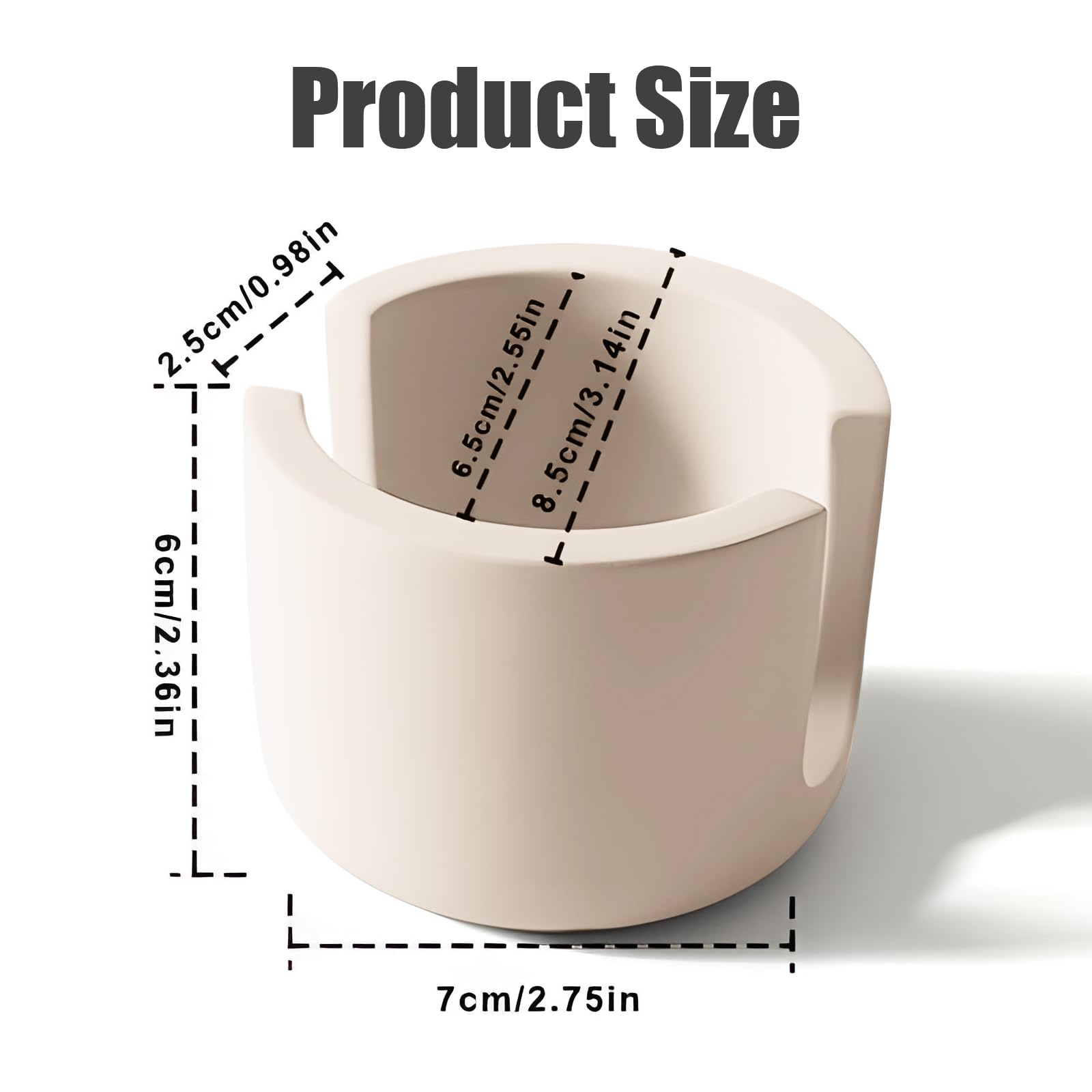 Slow Slog Sponge Holder, Dish Sponge Holder Caddy, Diatomite Sponge Holder, Quick Dry Kitchen Sink Organizer, Stone Sponge Holder for Kitchen Sink, Beige