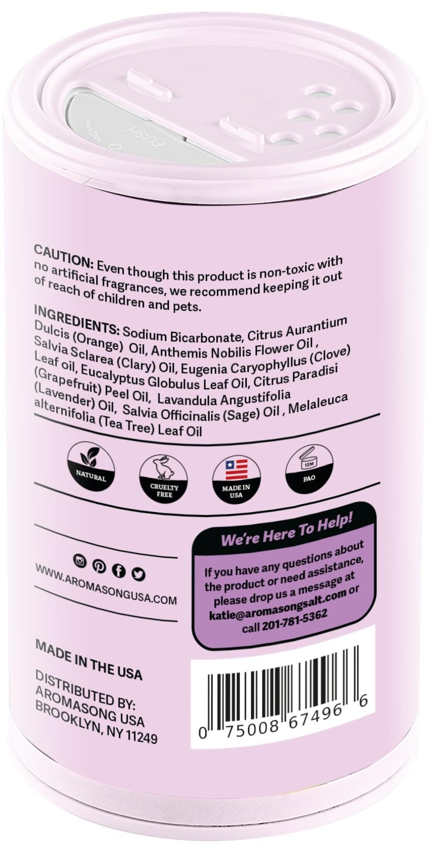 Aromasong Carpet Deodorizer Powder- 2-Pack -100% Natural Lavender Carpet Freshener - Safe For Pets - Carpet Powder For Vacuuming - Effective Pet Odor Eliminator For Strong Odor & Pet Urine - 13 Oz.