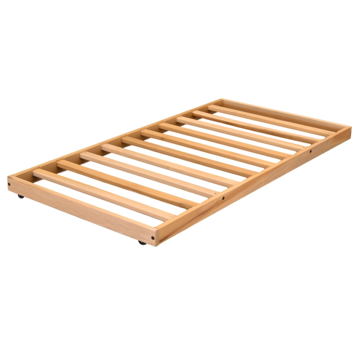 KD Frames Twin Trundle, Natural Wood