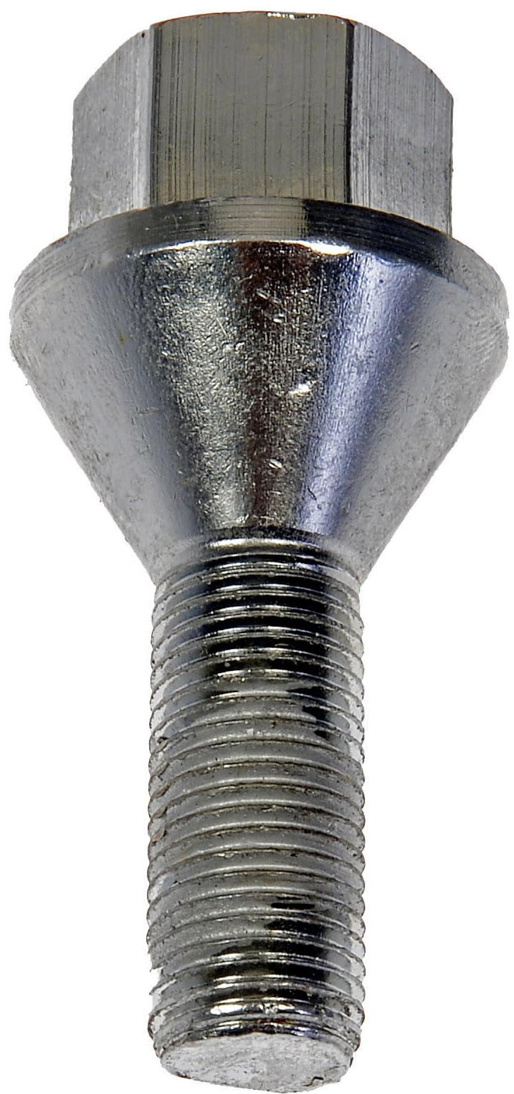 Dorman 611-005 M12-1.25 Wheel Bolt - 19mm Hex, 23mm Thread Length Compatible with Select Chrysler/Dodge/Jeep Models, 5 Pack (OE FIX)