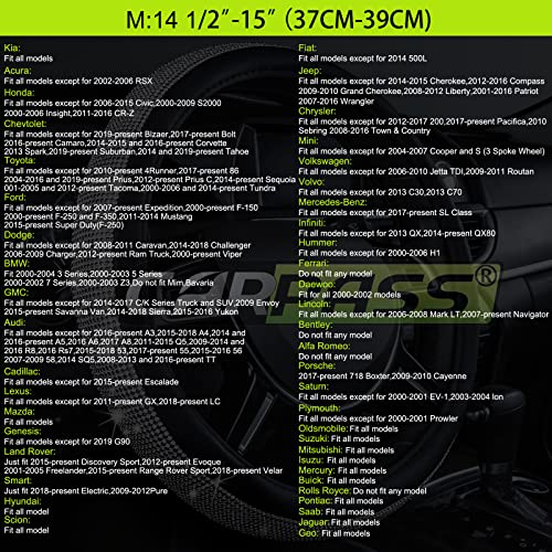 CAR PASS Car Steering Wheel Cover,14.5-15 Inch Beige Faux Suede Universal Memory Foam Auto Steering Wheel Covers Breathable Anti-Slip Odorless Steering Wheels Accessories for Men Women