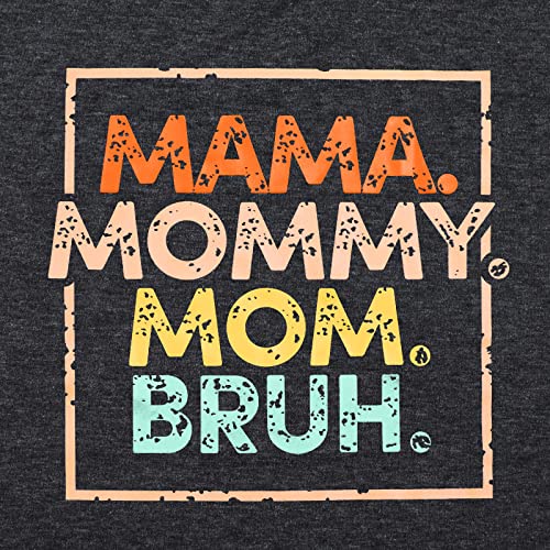 Mama Shirts for Women | Mama Mommy Mom Bruh Shirt | Funny Mom Life Tee | Mothers Day T Shirt Gift Casual Top